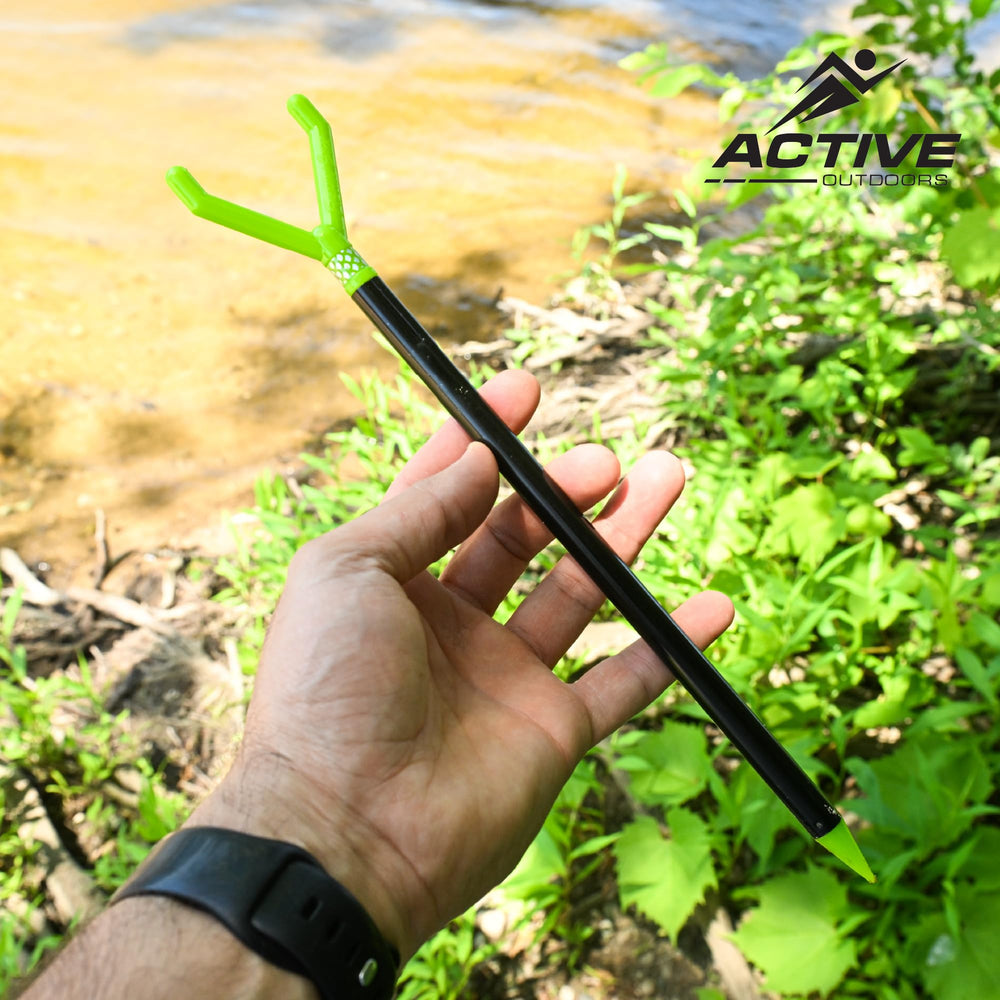 Fishin Stix Trident non-slip stake for secure beach or bank setups