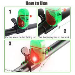 Elastic clip mounting on a mainstream fishing rod