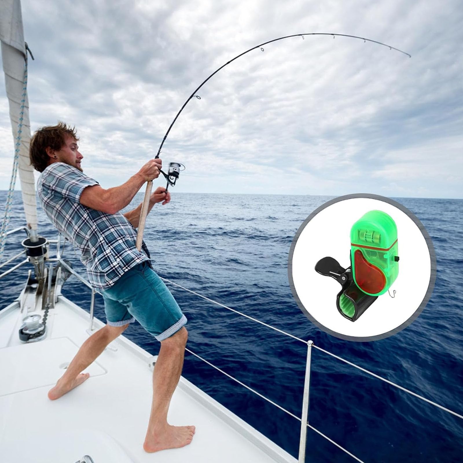 Alarm suitable for both freshwater and saltwater fishing