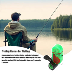 LED indicator and speaker on the fishing rod bite alarm