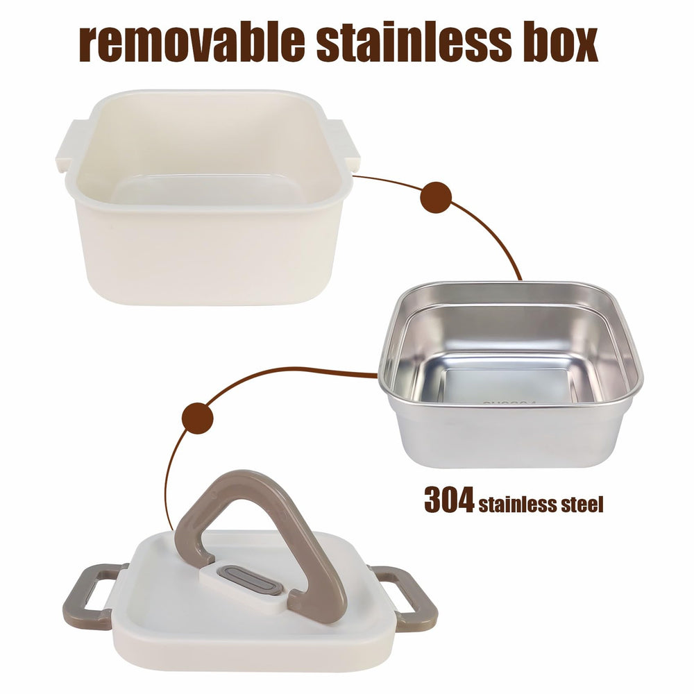 Portable bait container with integrated handle