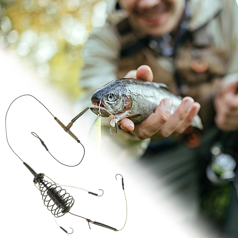Fishing Bait Holder's total length extends to 60 cm for flexible rigging.