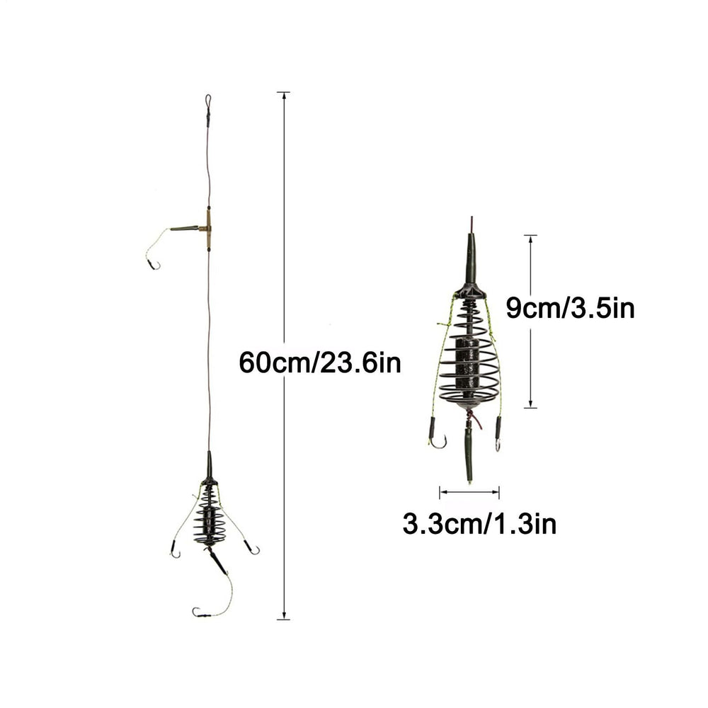 Fishing Bait Holder delivers a controlled dispersion pattern to attract fish.