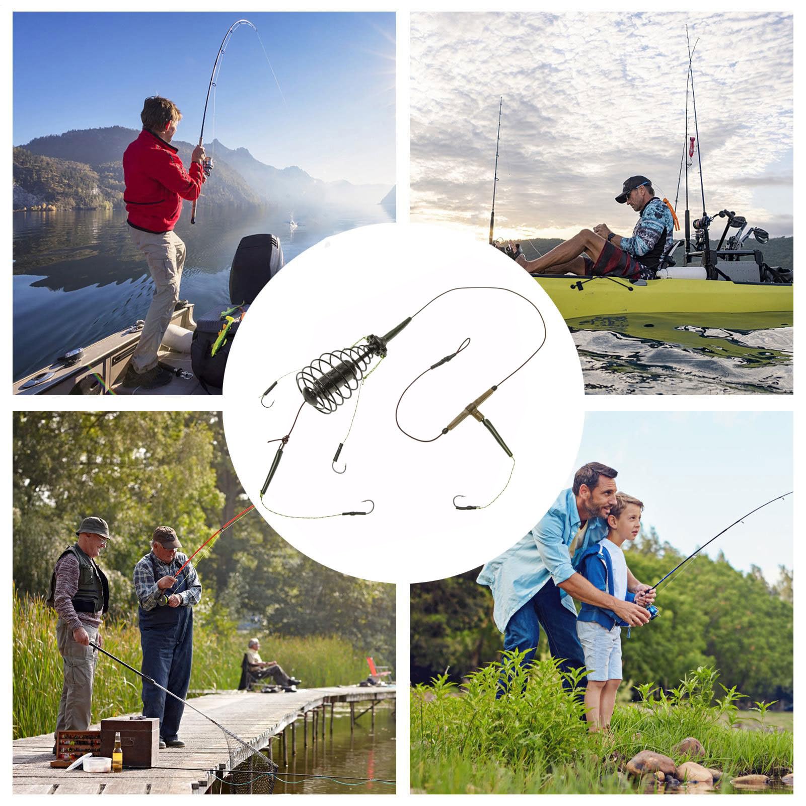 Fishing Bait Holder supports feeder floats and bottom rigs for versatile setups.