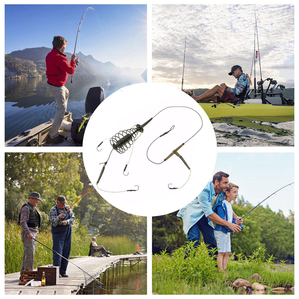 Fishing Bait Holder supports feeder floats and bottom rigs for versatile setups.