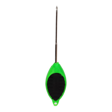 Close-up of fishing bait rig tool needle tip