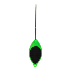 Close-up of fishing bait rig tool needle tip