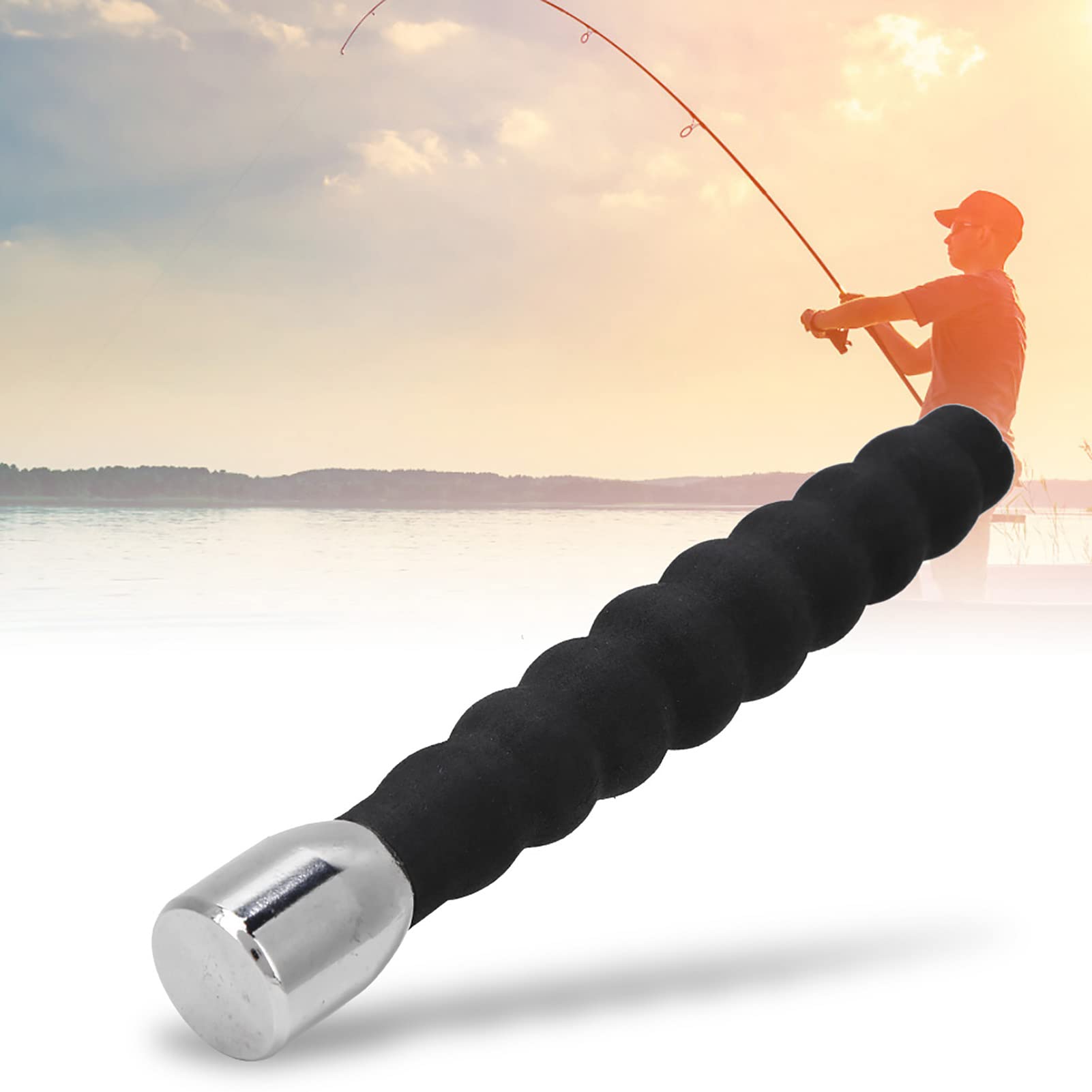 Non-slip EVA foam handle on fishing bat