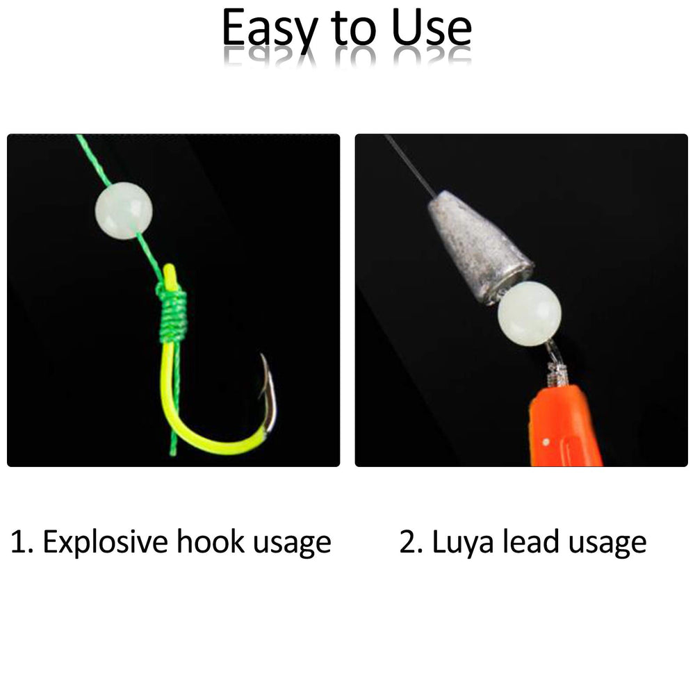 Saltwater and freshwater fishing beads for trout and bass