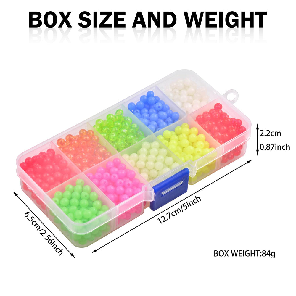 Package includes 1000pcs beads and storage case