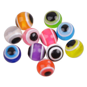 Assorted color beads included in a compact storage box