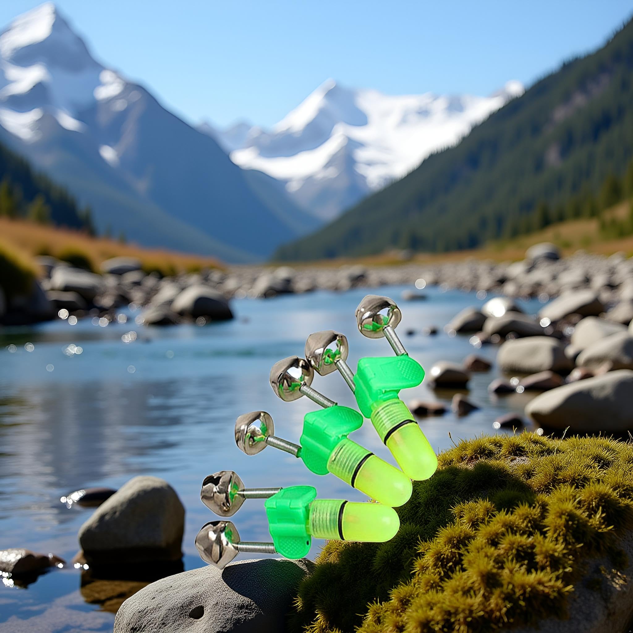 All three bite alarms with night LED activated