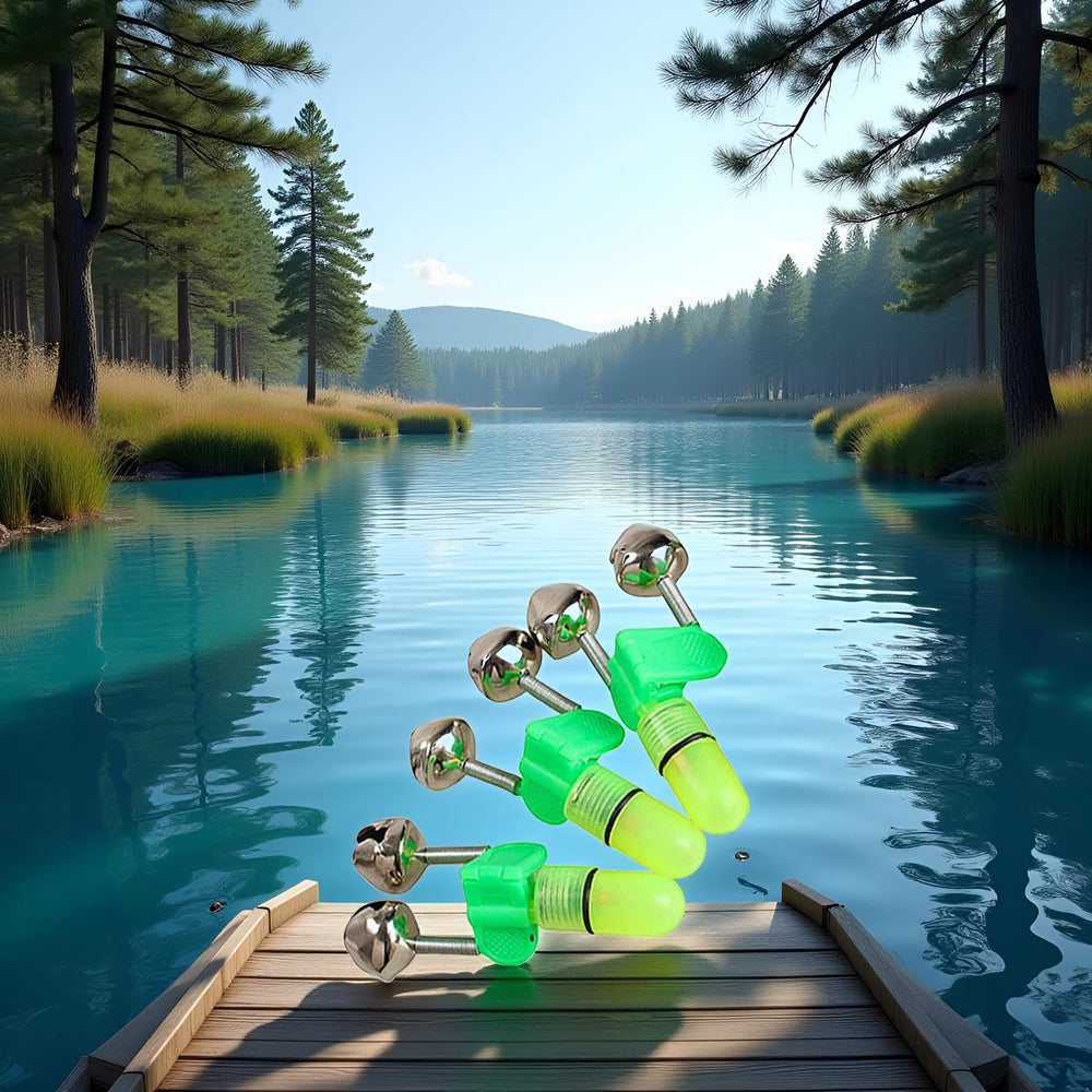 Compact fishing alarm set for night fishing