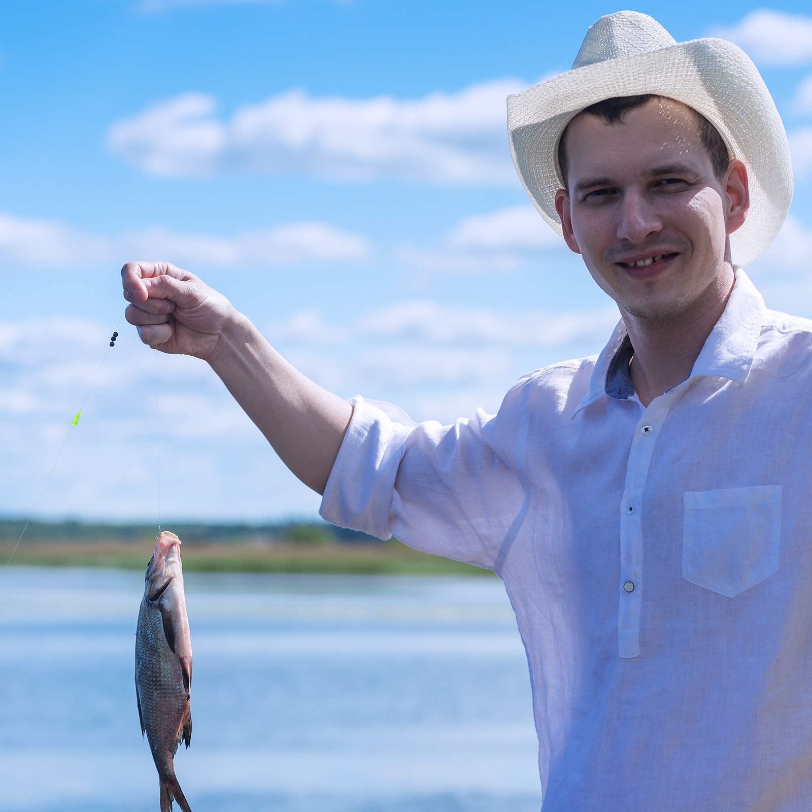 Slip bobber stop for stream, river, and lake fishing