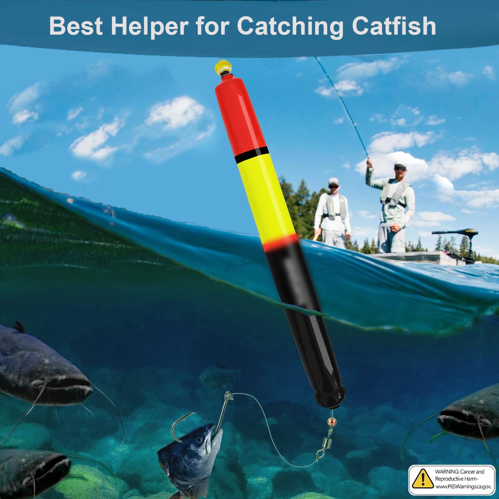 Spring slip bobber detects bites with natural presentation
