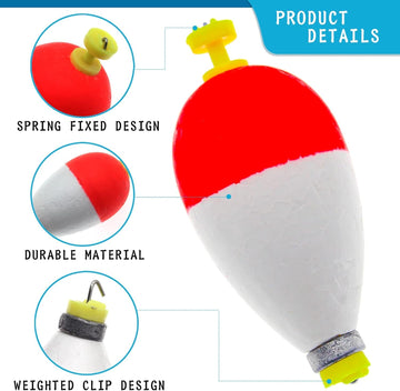 Bobber entering water quickly with buoyant design