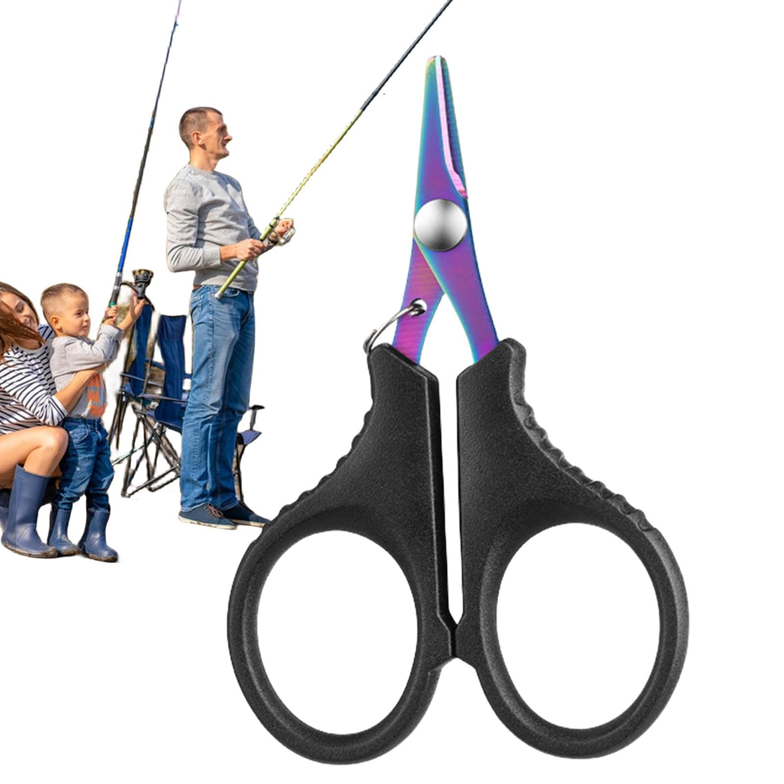 Fishing Braid Scissors facilitates bait setup and line prep on pier or boat