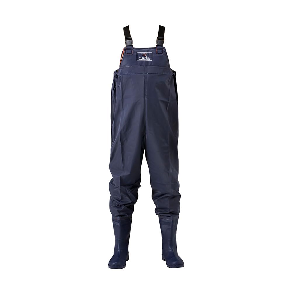 TK-C9300 fishing chest wader navy front view