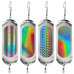 4-pack fishing dodger flashers set