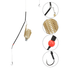 Integrated weight in lure cage for quick sinking