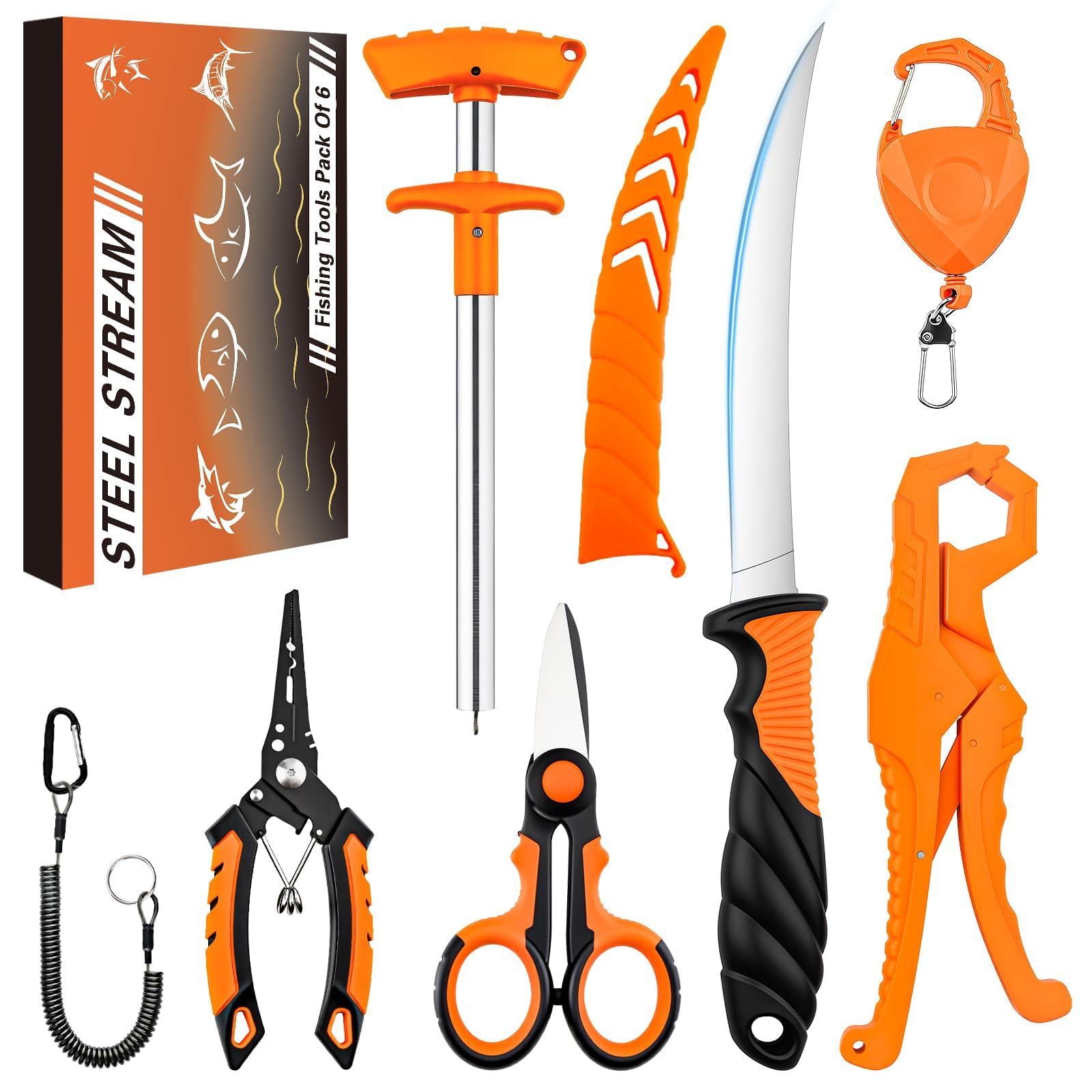 Fishing Gear Accessories Kit with pliers and tools