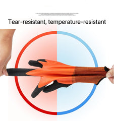 Seamless palm design of waterproof fishing gloves