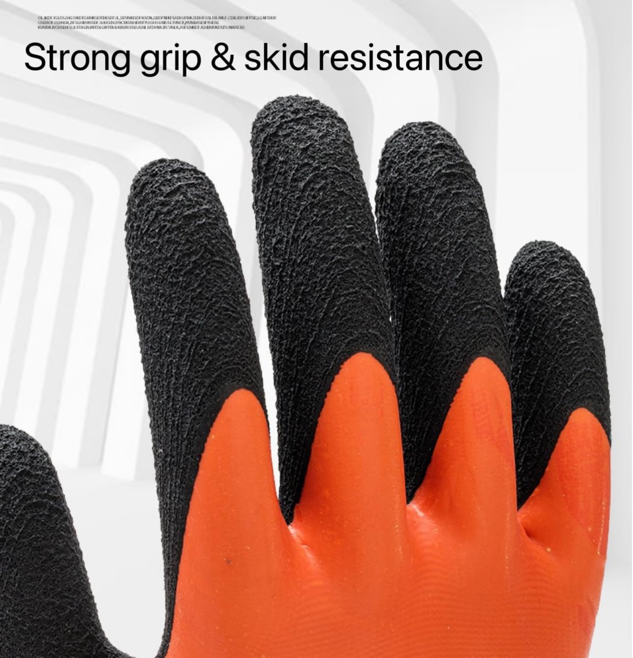 Puncture-resistant and abrasion-resistant gloves in use for fishing
