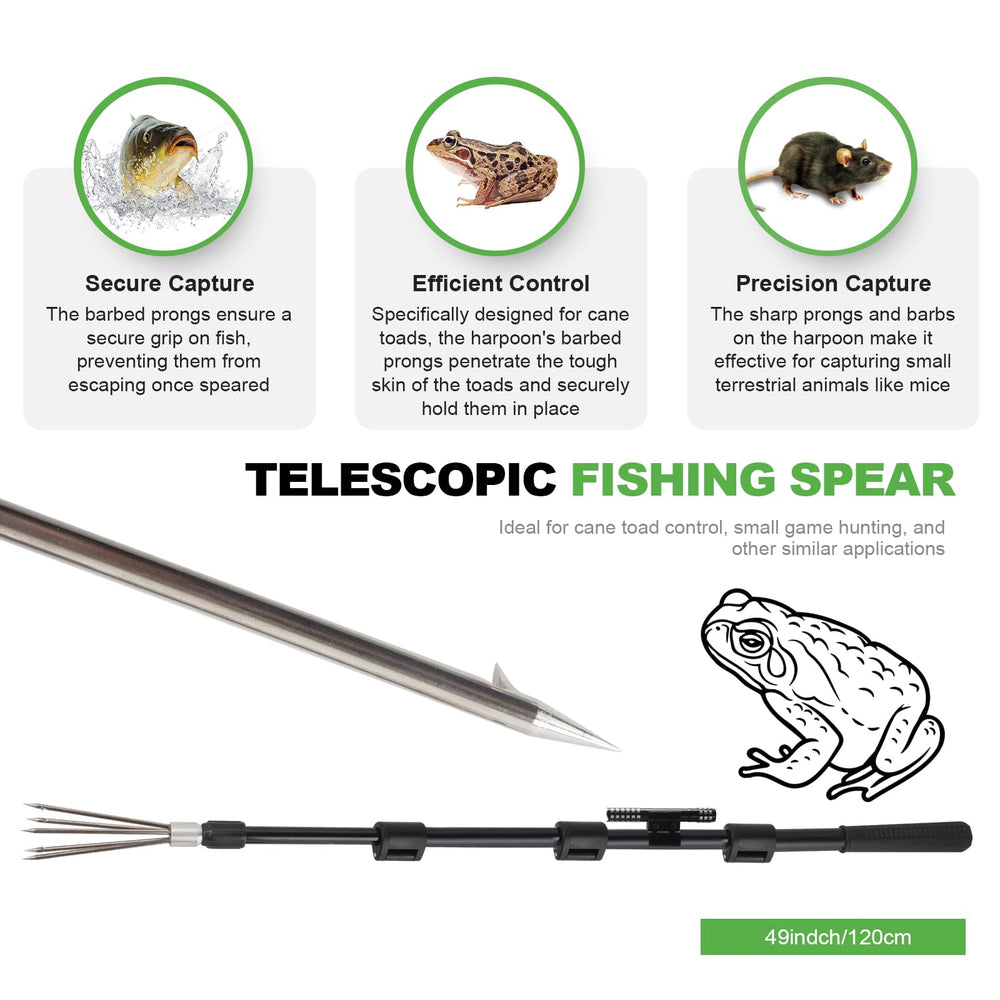 All-in-one amphibian and fish catching tool