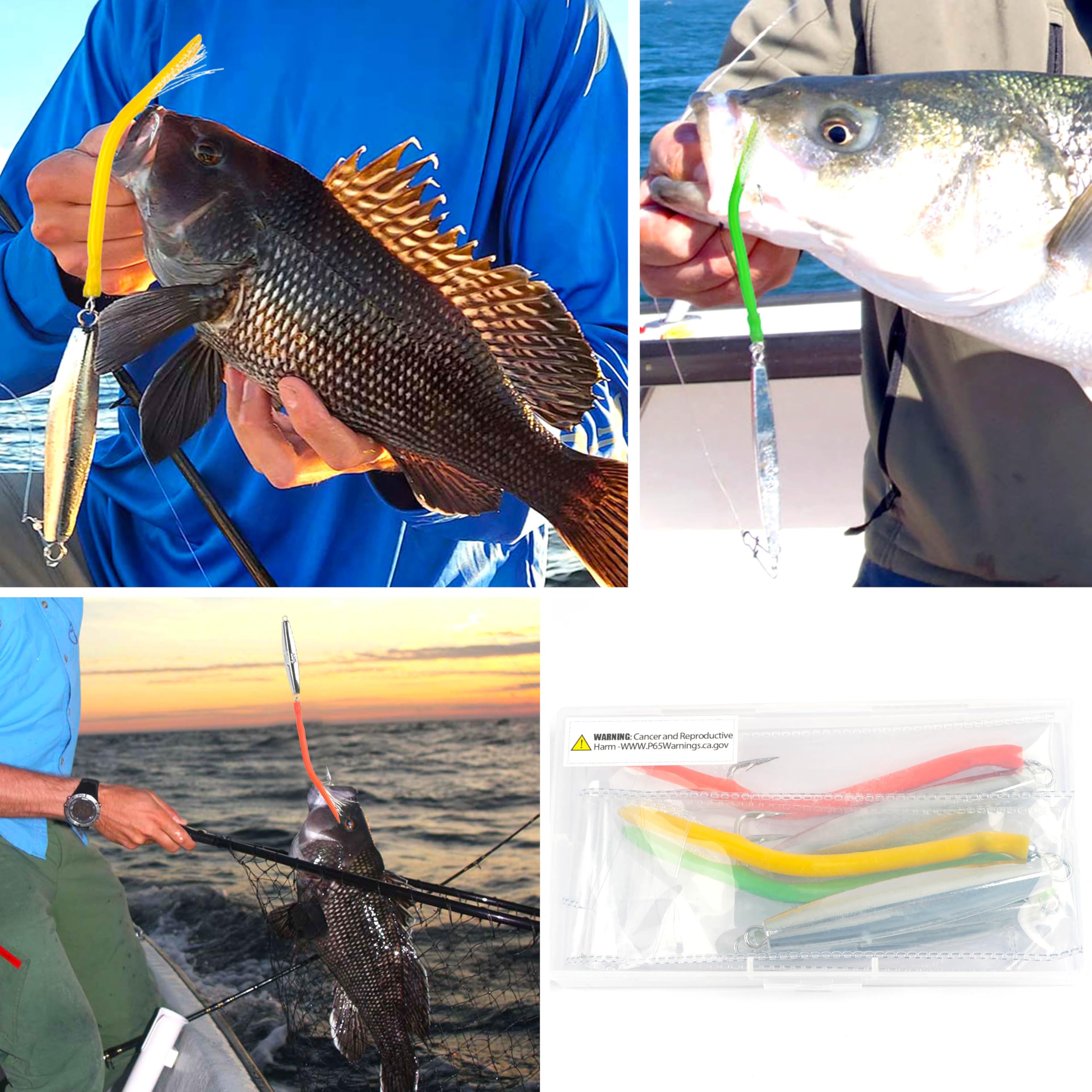 Green 3oz saltwater fishing jig
