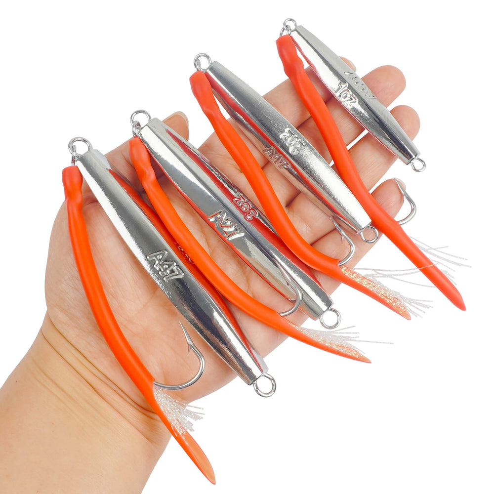 Yellow 1oz saltwater diamond jig spoon