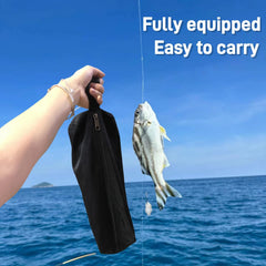 Green fishing scissors for trimming lines and lures