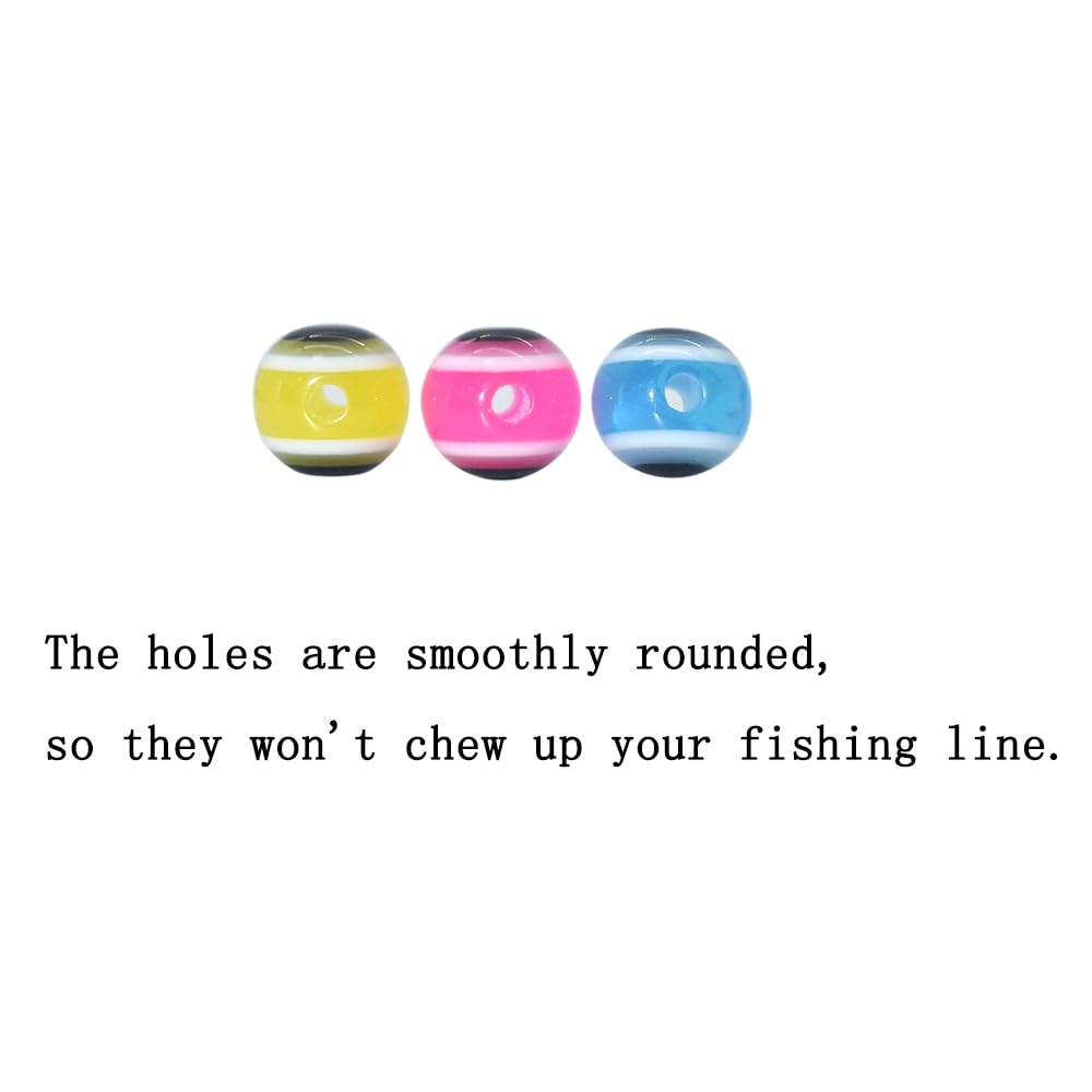 7-10mm mixed color beads for rigs and tackles