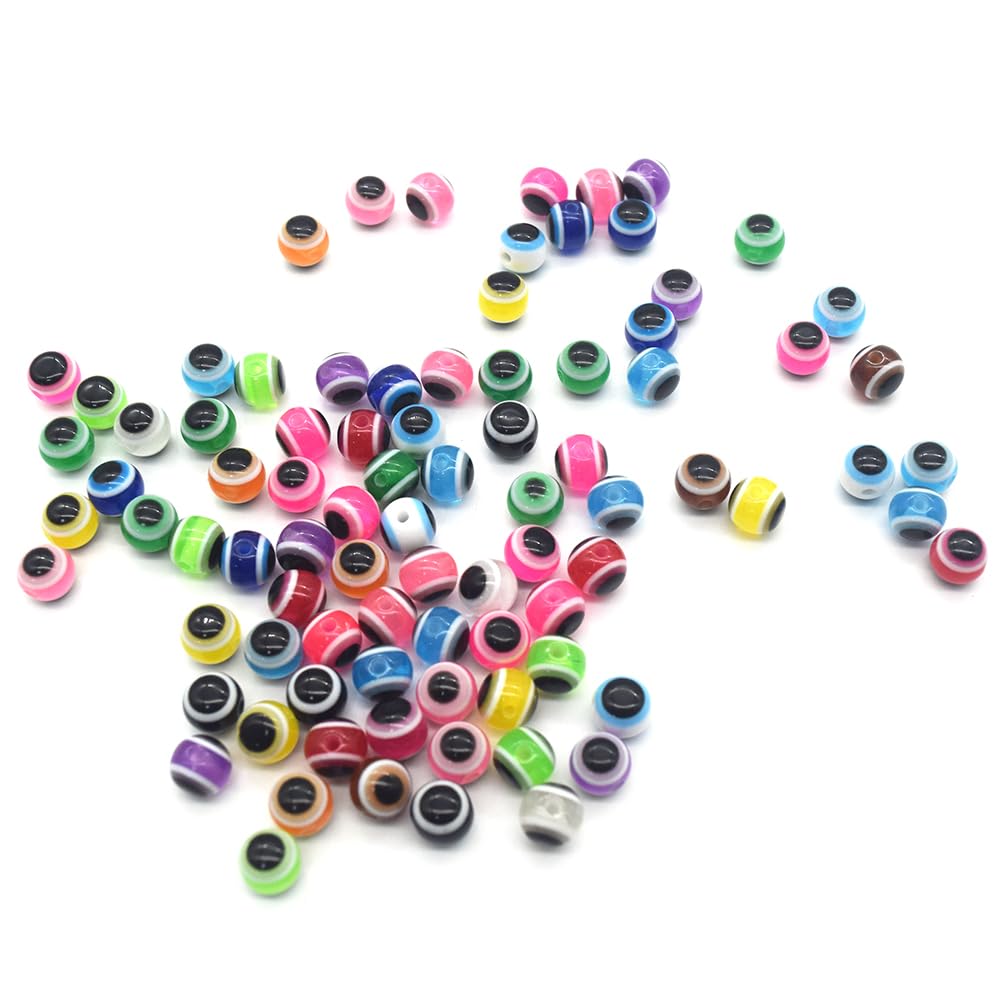 Durable plastic beads for freshwater and saltwater fishing