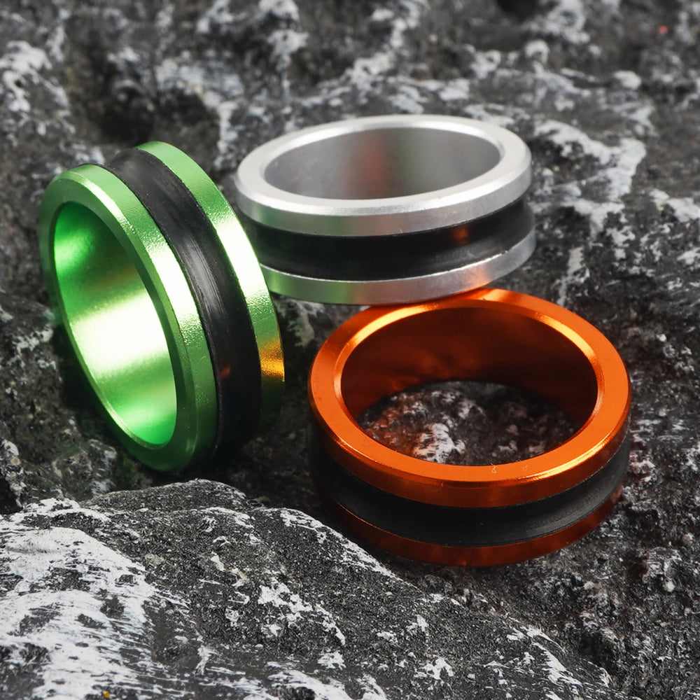 Ergonomic ring grip reducing hand fatigue during use