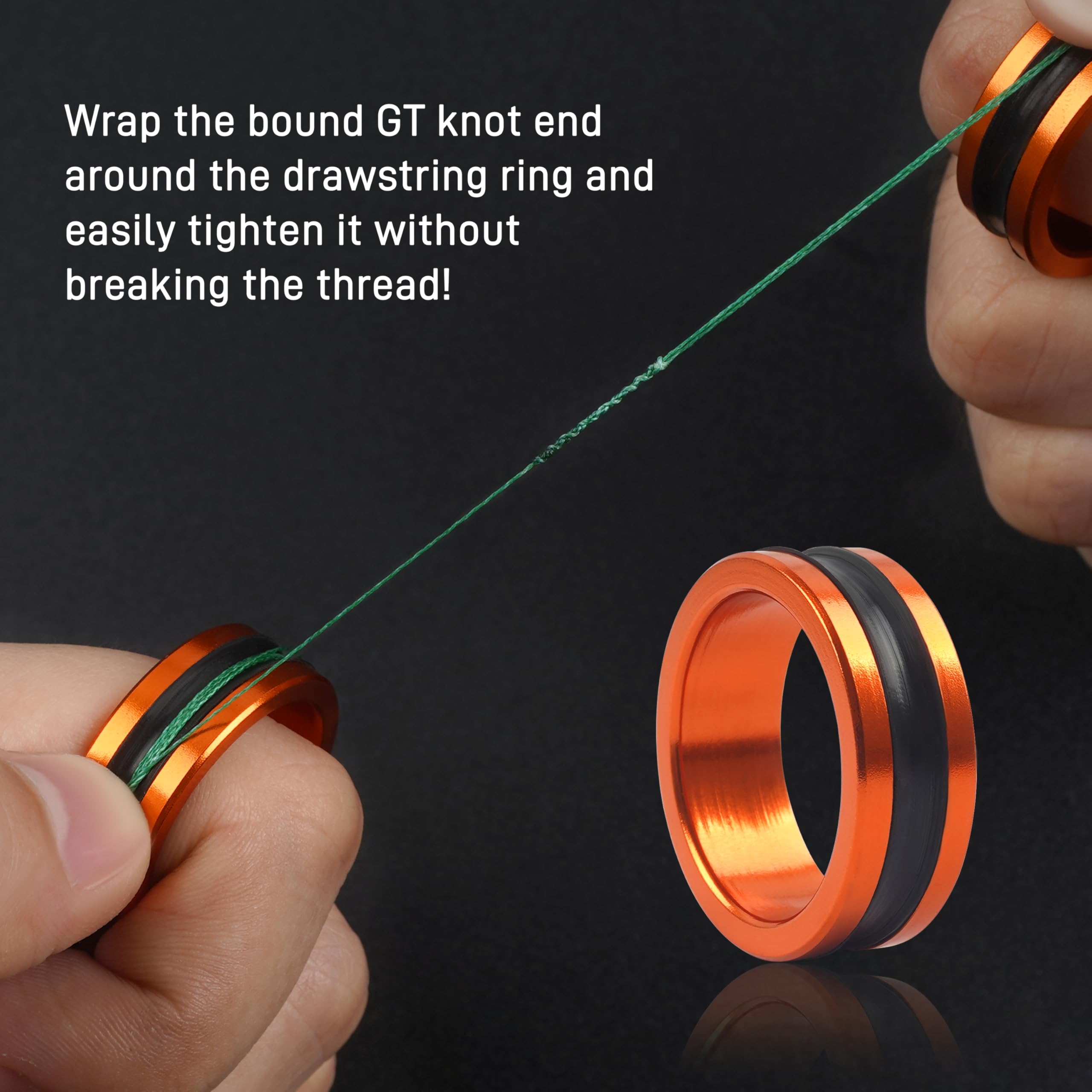 Puller ring frees fishing line from underwater obstacles