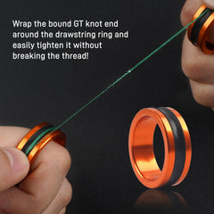 Puller ring frees fishing line from underwater obstacles