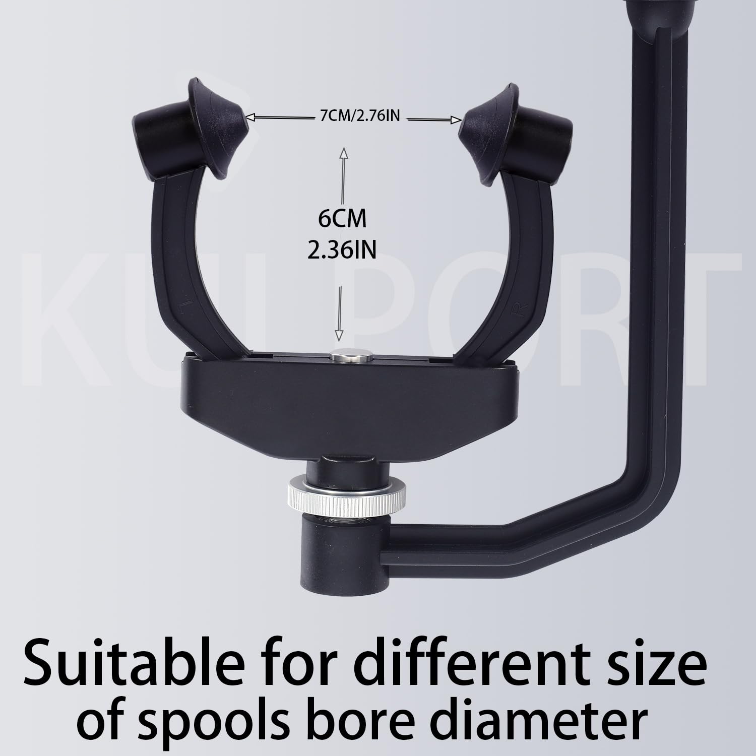Spooler capable of handling up to 1000 yards of fishing line