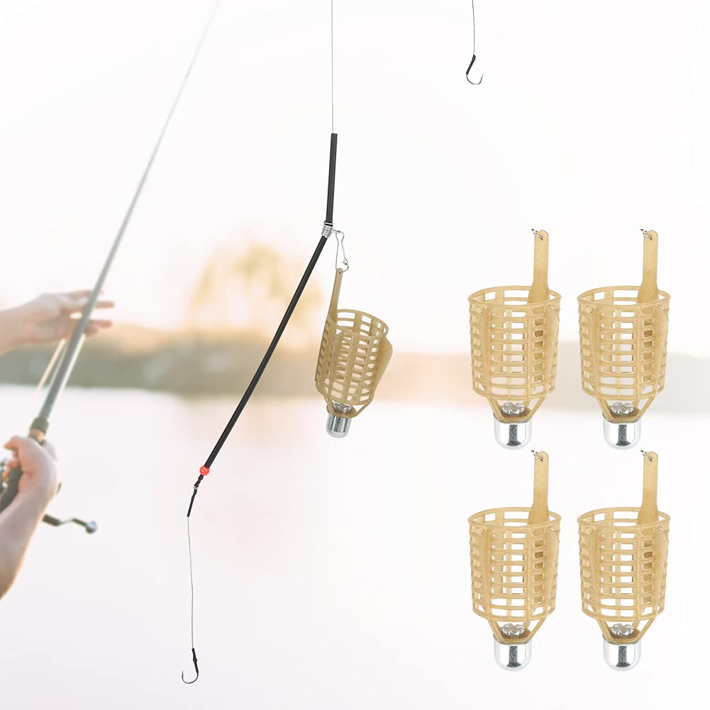 Lightweight fishing lure cage 4-piece set for carp