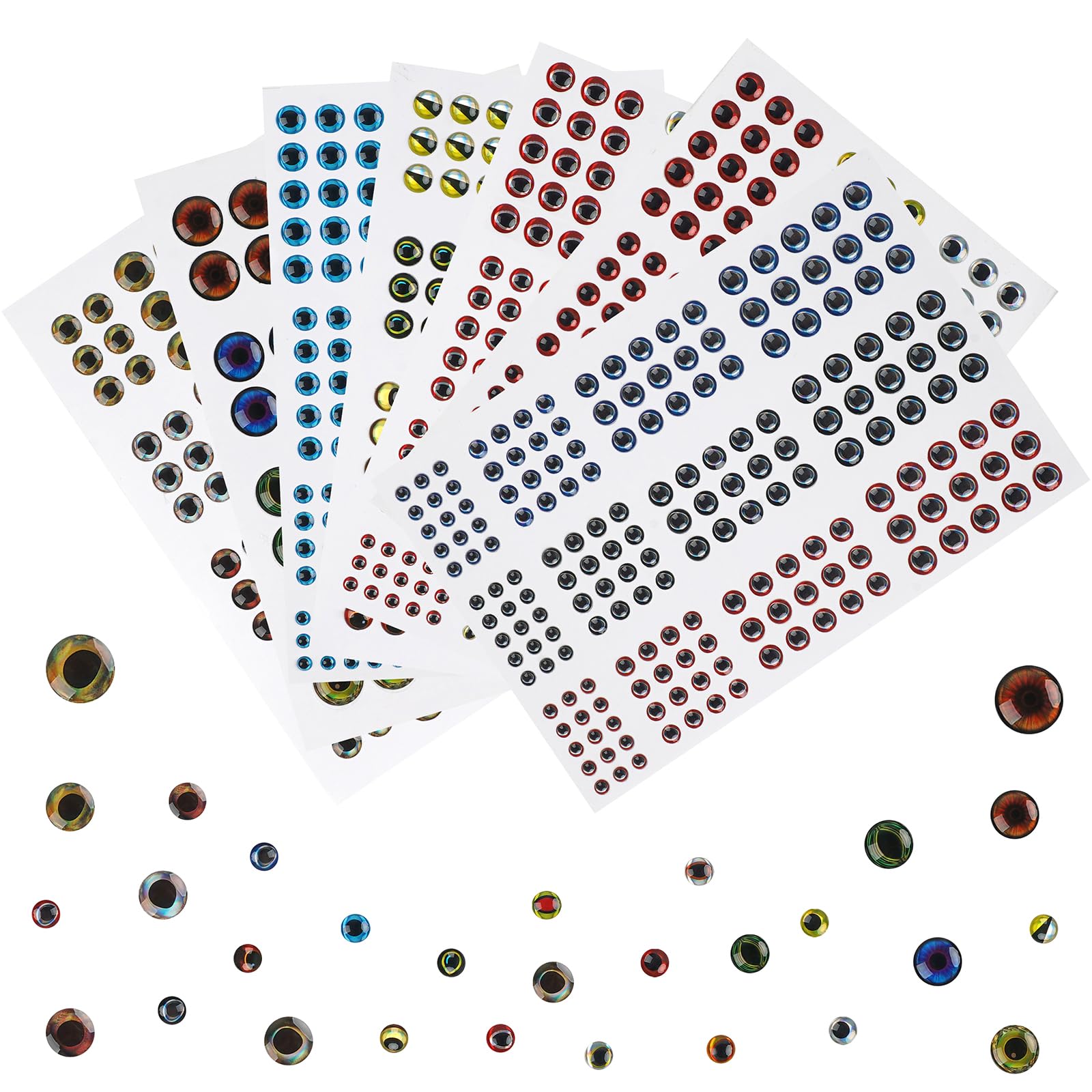 Epoxy domed fishing lure eye 3mm