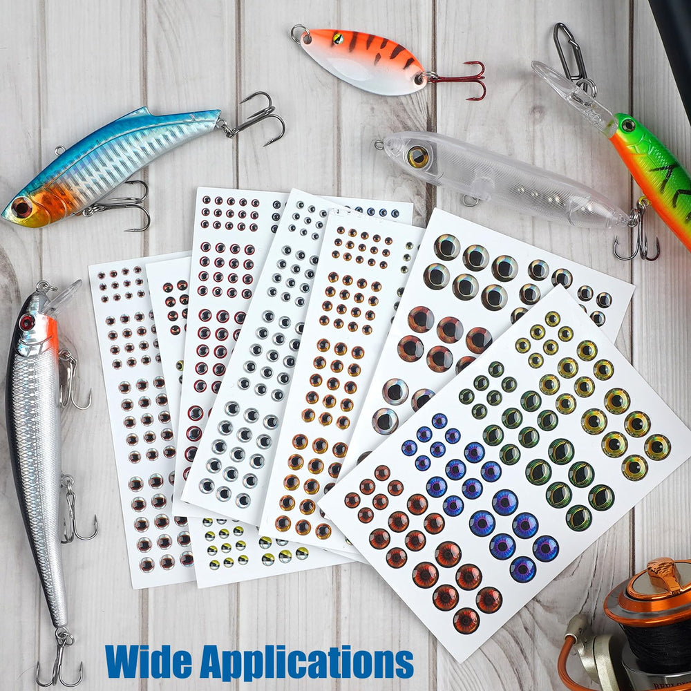 Epoxy domed fishing lure eye 8mm