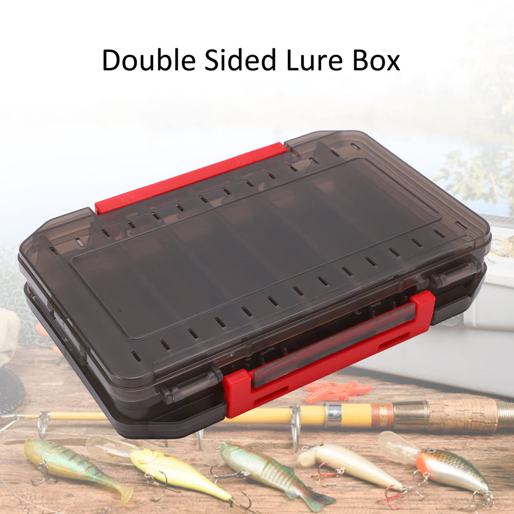 All-around view of the gray jerkbait storage box