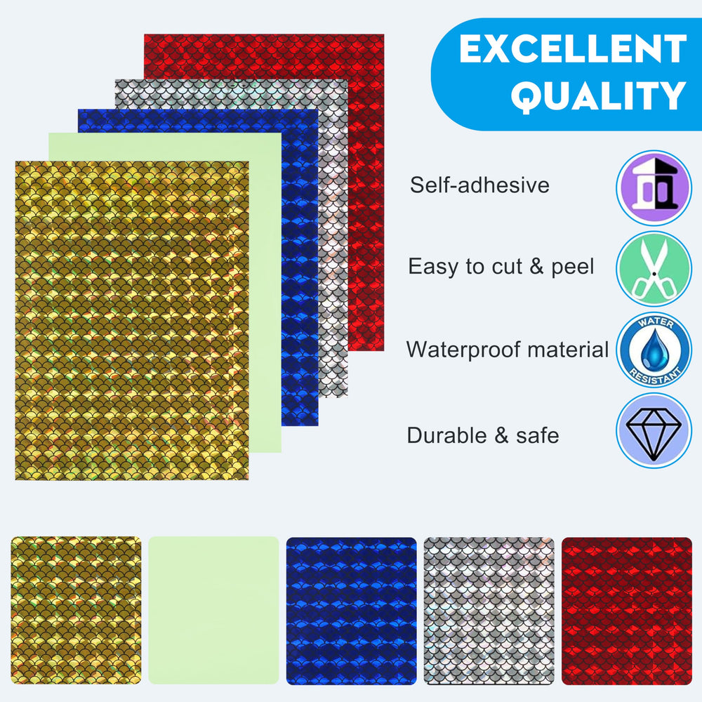 Adhesive film for lures ready to apply