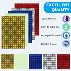 Adhesive film for lures ready to apply