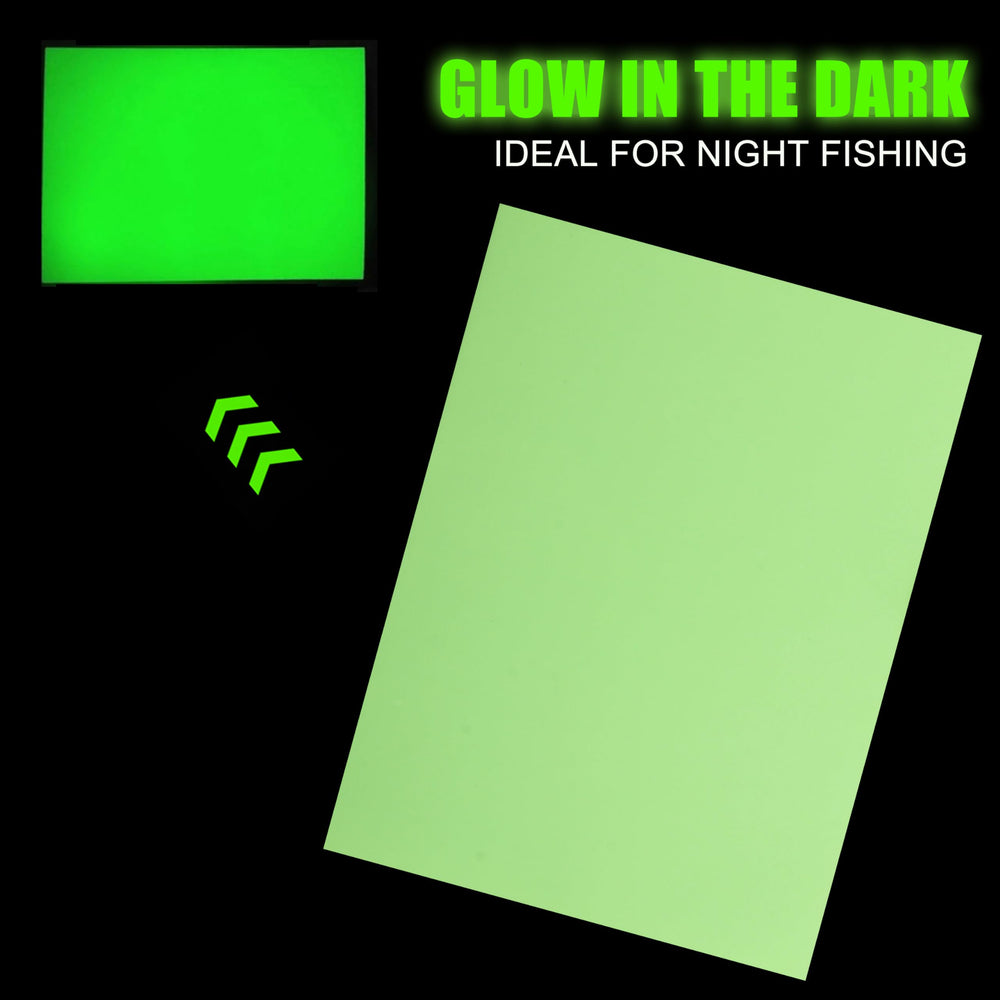 Packaging showing 20 pieces of lure tape, size 2.9 x 3.9 inches