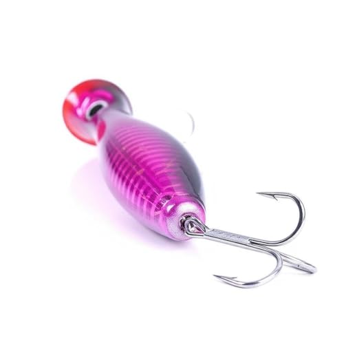 Fishing Lures laser holographic finish boosts visibility and mimics baitfish at the strike.