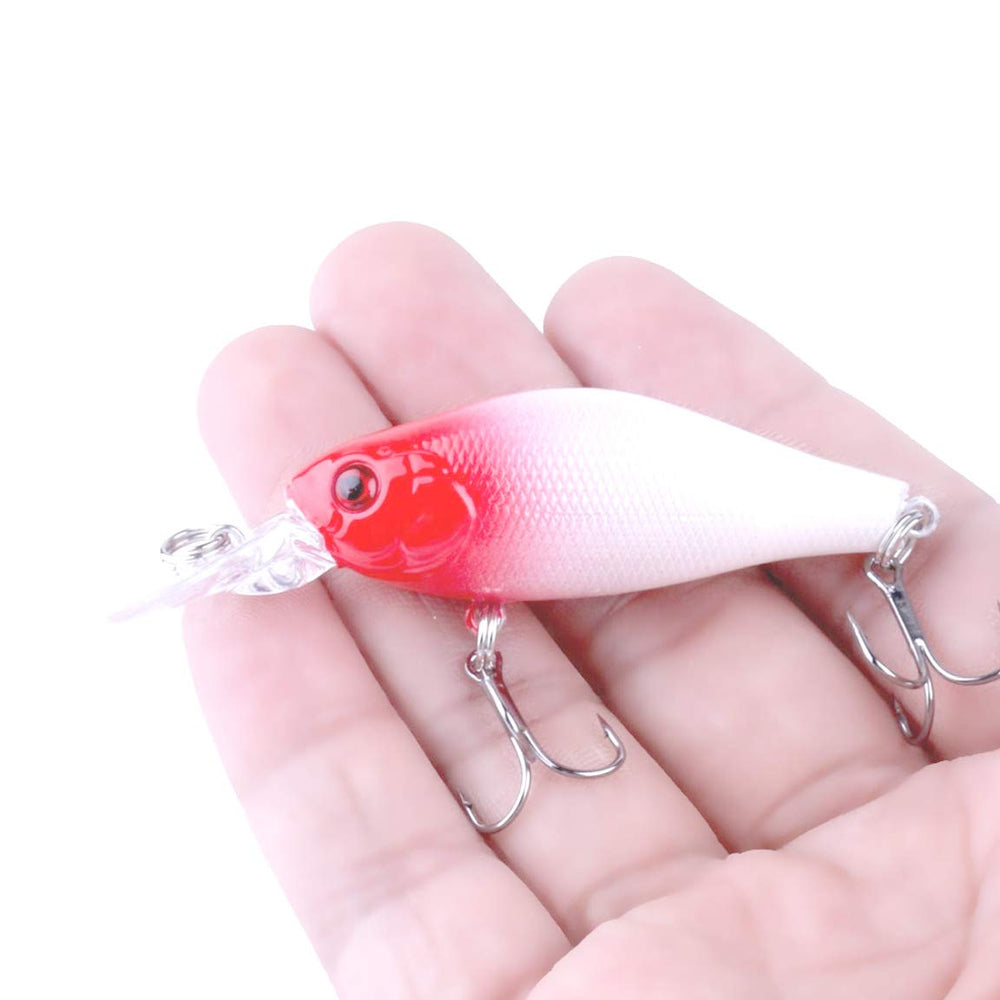Fishing Lures durable ABS body with sharp hooks for reliable performance.