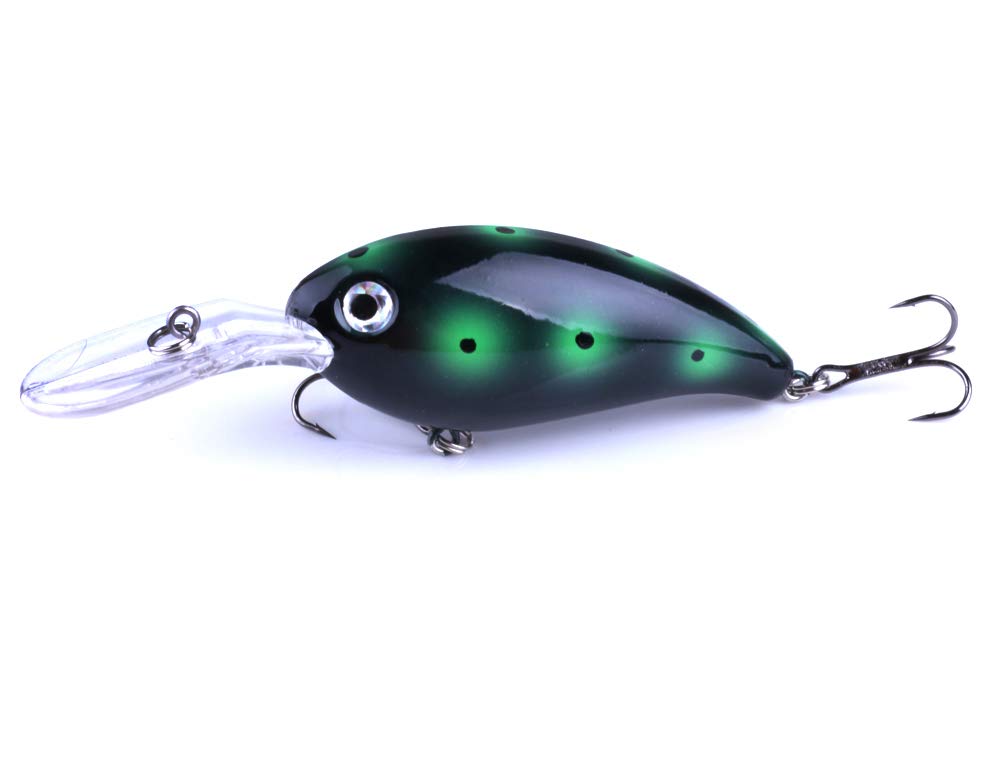 Fishing Lures bright color patterns maximize visibility in murky waters.