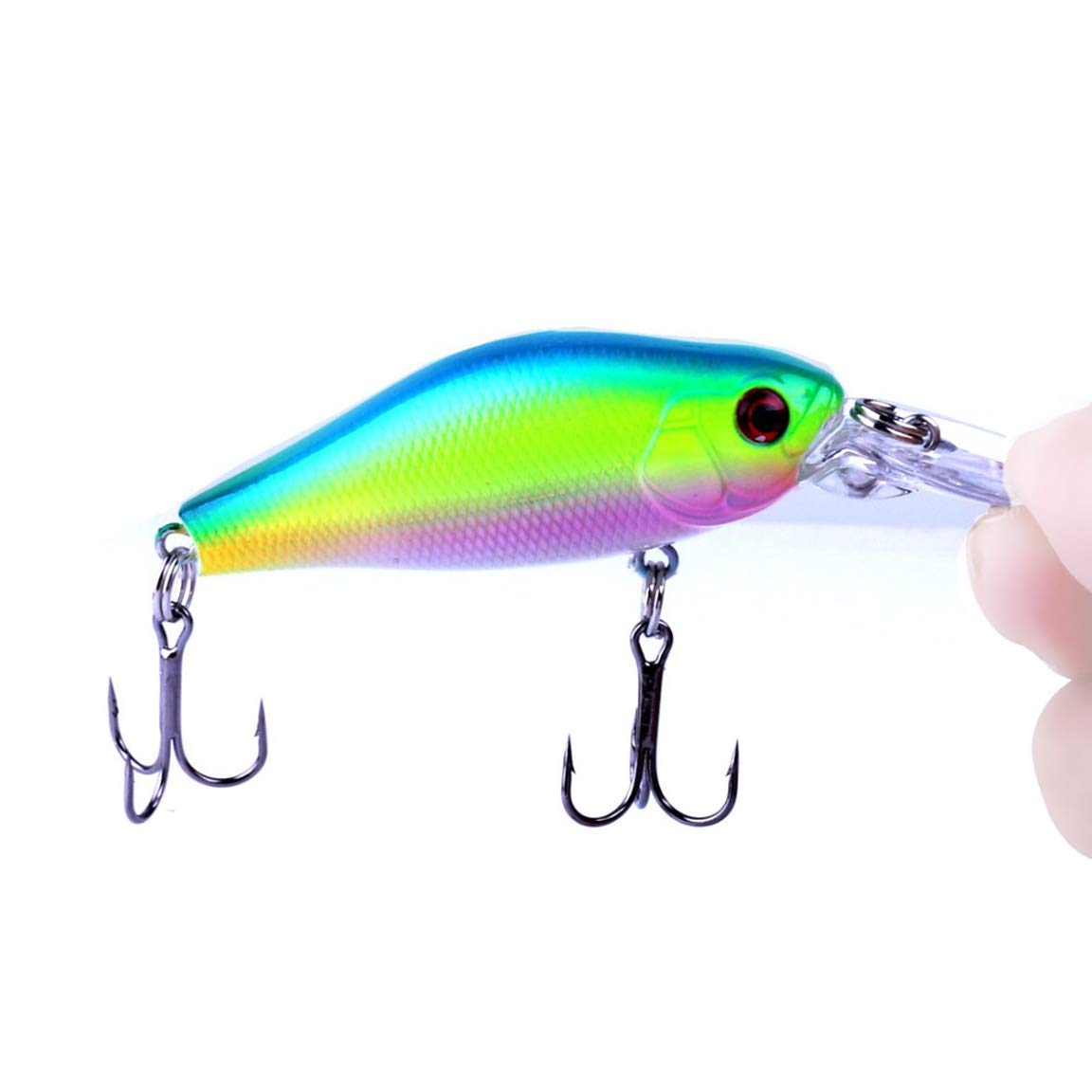 Fishing Lures diving depth 1 to 10 feet during retrieves for varied depths.
