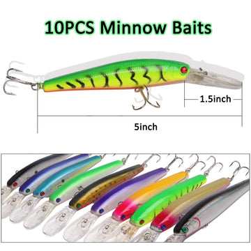 Deep-diving minnow bait with extended pressure plate