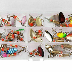 Lure sizes from 4.5 cm to 6.5 cm (1.77 in to 2.55 in)